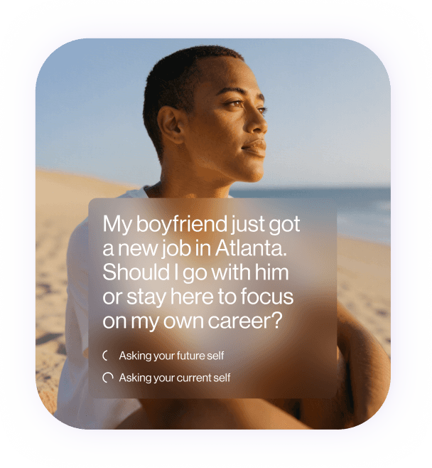 Future-self guidance card