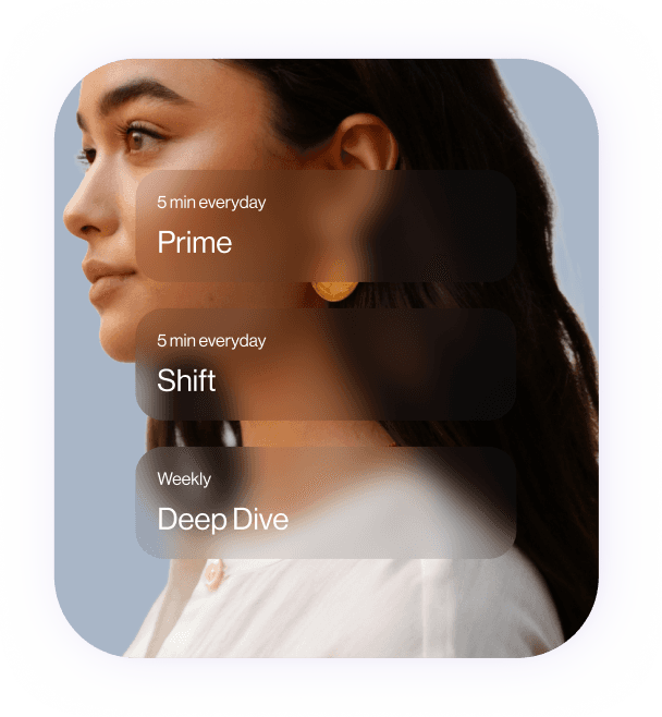 Future-self identity training card